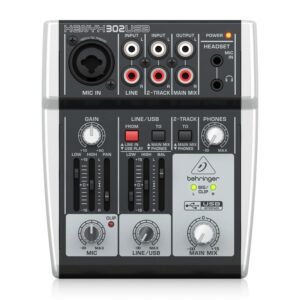 BEHRINGER 302USB MIXER AUDIO INTERFACE 01 BEHRINGER 302USB MIXER AUDIO INTERFACE 01