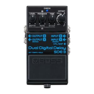 BOSS SDE 3 DUAL DIGITAL DELAY PEDAL 01 BOSS SDE 3 DUAL DIGITAL DELAY PEDAL 01