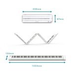 CARRY ON FOLDING PIANO 88 TOUCH WHITE 03