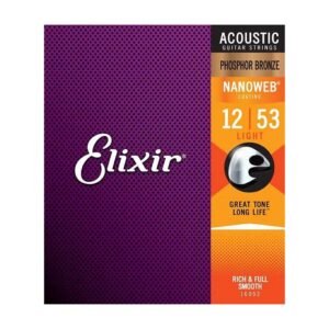 ELIXIR ACOUSTIC PHOSPHOR BRONZE NANOWEB LIGHT 01 ELIXIR ACOUSTIC PHOSPHOR BRONZE NANOWEB LIGHT 01