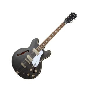 EPIPHONE CASINO WORN WORN EBONY GUITAR EBONY 01 EPIPHONE CASINO WORN WORN EBONY GUITAR EBONY 01
