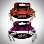 ERNIE BALL 3IN FLAT RIBBON PATCH CABLE 3 PACK 01