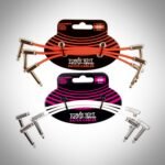 ERNIE BALL 6IN FLAT RIBBON PATCH CABLE 3 PACK