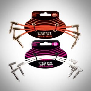 ERNIE BALL 6IN FLAT RIBBON PATCH CABLE 3 PACK ERNIE BALL 6IN FLAT RIBBON PATCH CABLE 3 PACK
