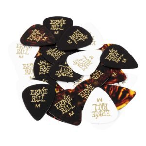 ERNIE BALL CELLULOSE PICKS ASSORTED MEDIUM 12 PACK