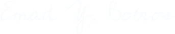 EMAD YOUHANNA SIGNATURE