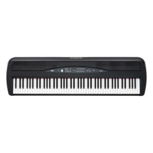 KORG SP 280 BK STAGE DIGITAL PIANO 01 Korg SP-280-BK 88-Key Digital Stage Piano – Black