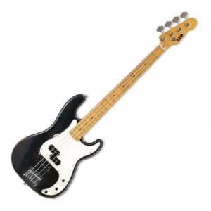 LTD VINTAGE 214 BASS GUITAR MAPLE BLACK 01 LTD VINTAGE 214 BASS GUITAR MAPLE BLACK 01