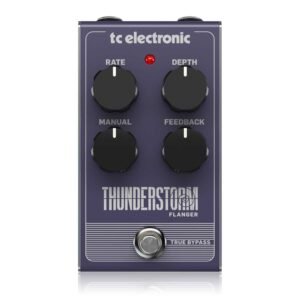 TC ELECTRONIC THUNDERSTORM FLANGER PEDAL 01 TC ELECTRONIC THUNDERSTORM FLANGER PEDAL 01